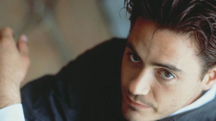 Robert Downey Jr. Looking Smart In Black Shirt
